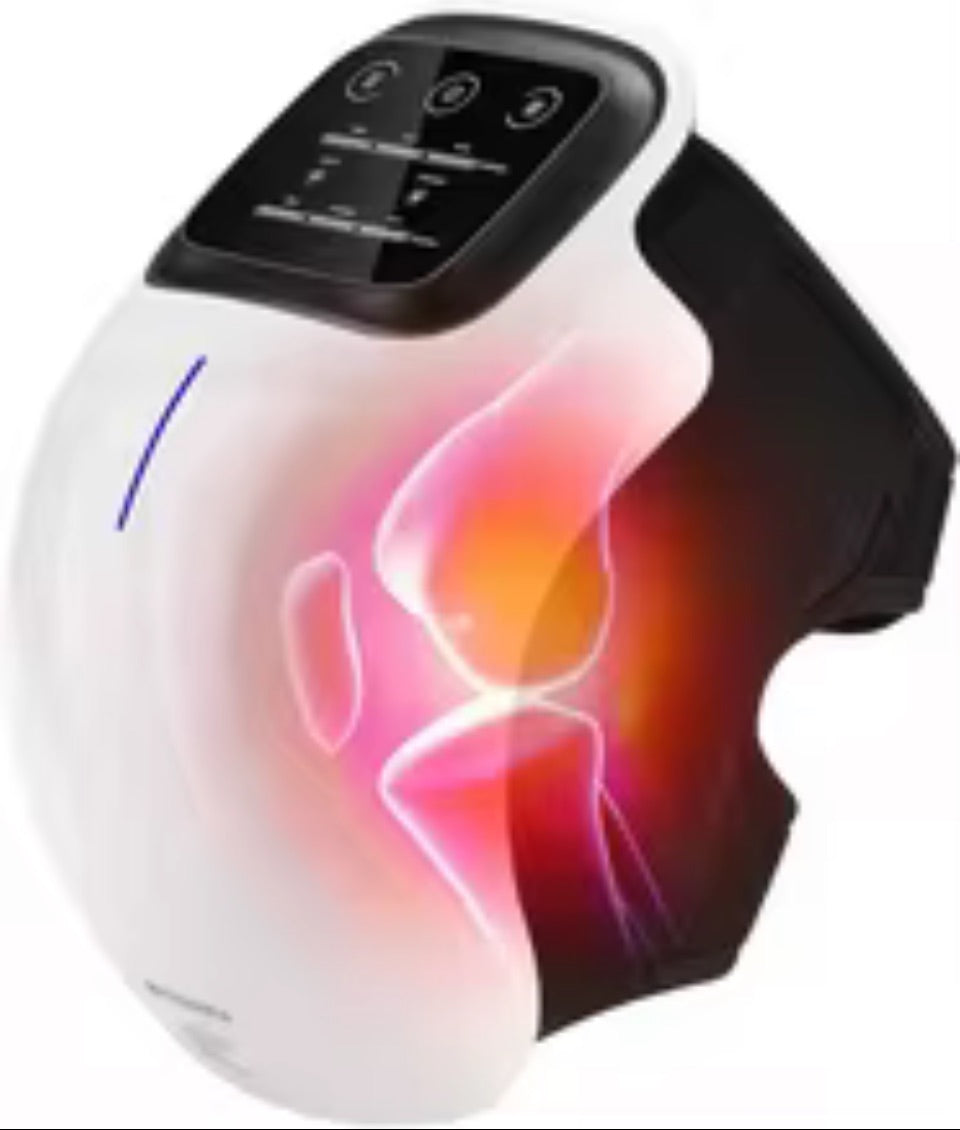 Thermogen  Appareil de massage de genou 4 en 1:  massant,chauffant,   vibrant et lumiére infrarouge